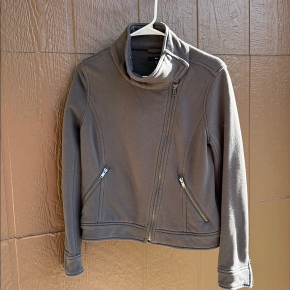Gap Motorcycle Jacket Style Sweatshirt - Picture 2 of 5